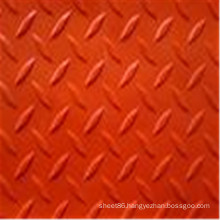 Anti-Slip Red Colored Checker Rubber Sheet